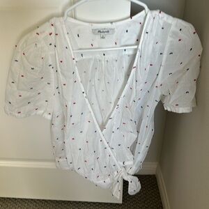Madewell cute wrap top